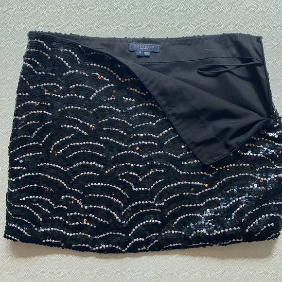 Gryphon sequin mini skirt - Picture 3 of 3